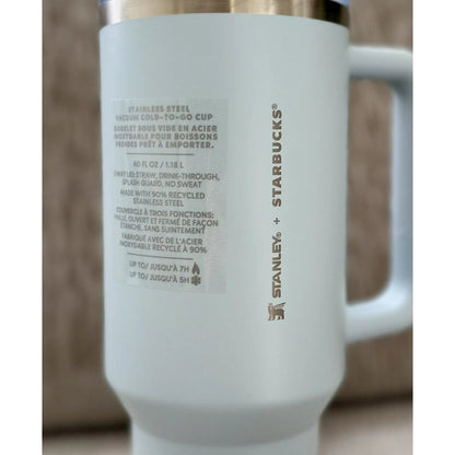 Stanley Quencher H2.0 Tumbler 40 oz - Starbucks Edition - Spring Blue