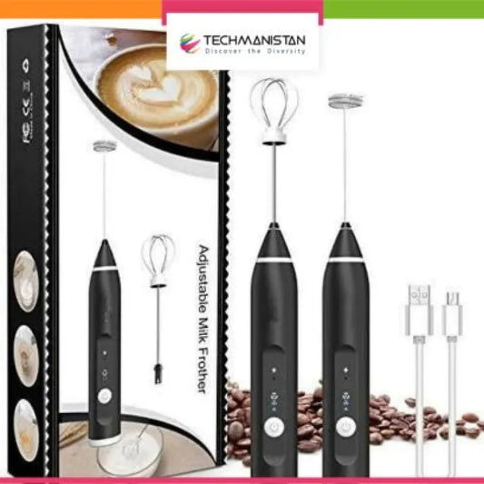 Handheld Electric Milk Frother – USB Rechargeable