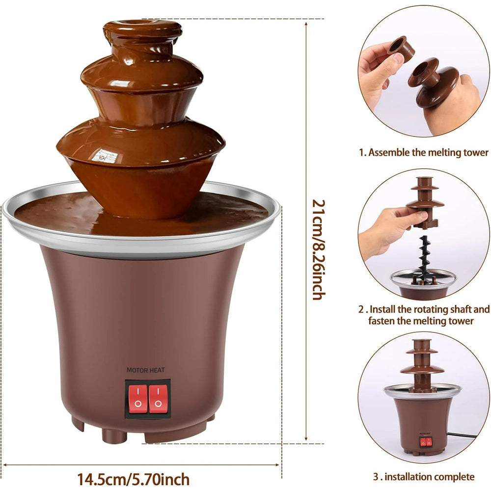 3-Layer Chocolate Fountain