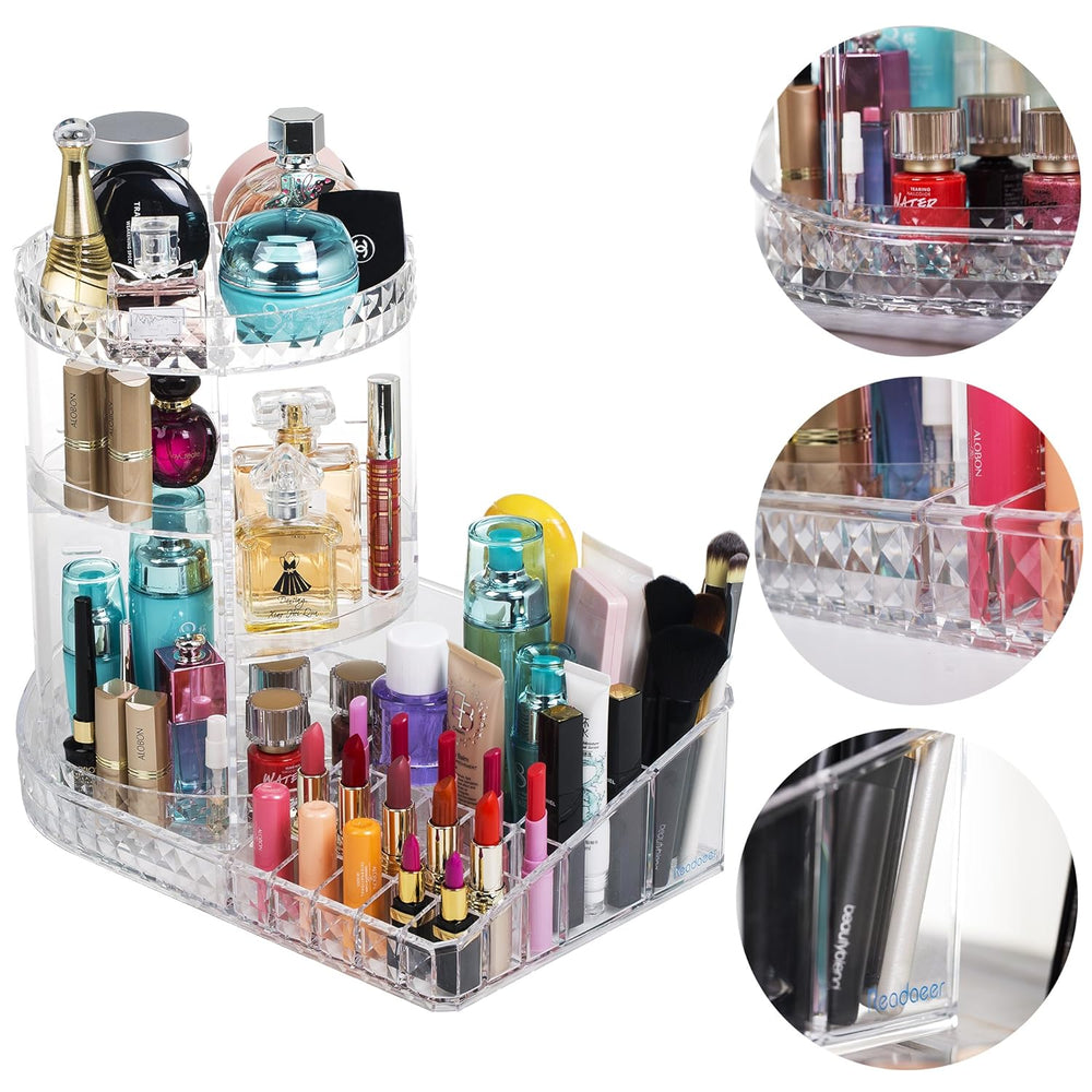 2-In-1 360° Cosmetic Organizer