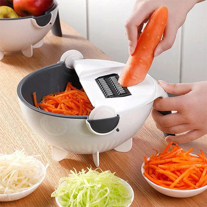Vegetable Cutter with Drain Basket