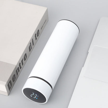 LED Digital Temperature Display Water Bottle Multi Color