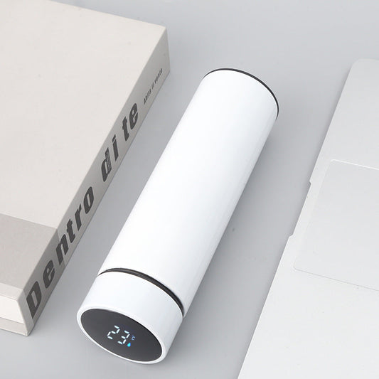 LED Digital Temperature Display Water Bottle Multi Color