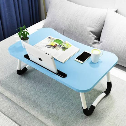 Folding Laptop Table Blue