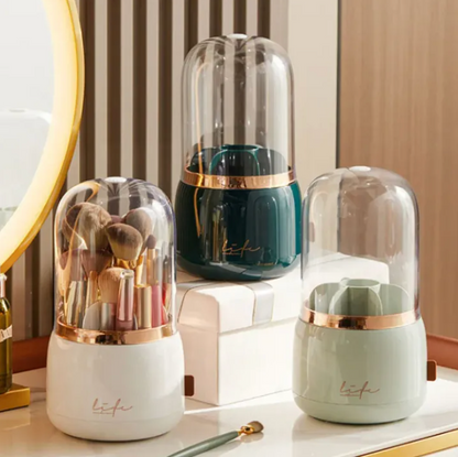 Luxury 360° Rotating Makeup Brush Holder