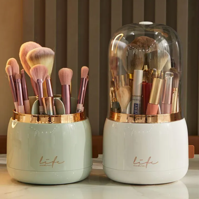 Luxury 360° Rotating Makeup Brush Holder