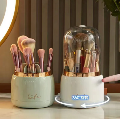 Luxury 360° Rotating Makeup Brush Holder