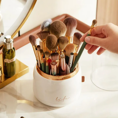 Luxury 360° Rotating Makeup Brush Holder