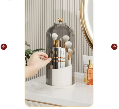 Luxury Rotating Makeup Brush Holder
