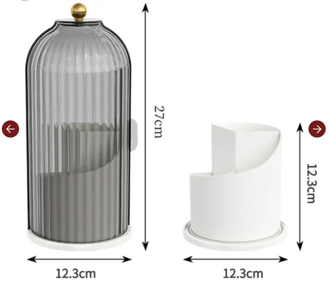 Luxury Rotating Makeup Brush Holder