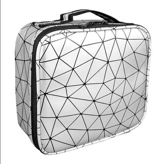 Diamond Cut Makeup Cosmetic Organiser Bag