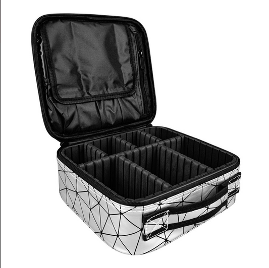 Diamond Cut Makeup Cosmetic Organiser Bag