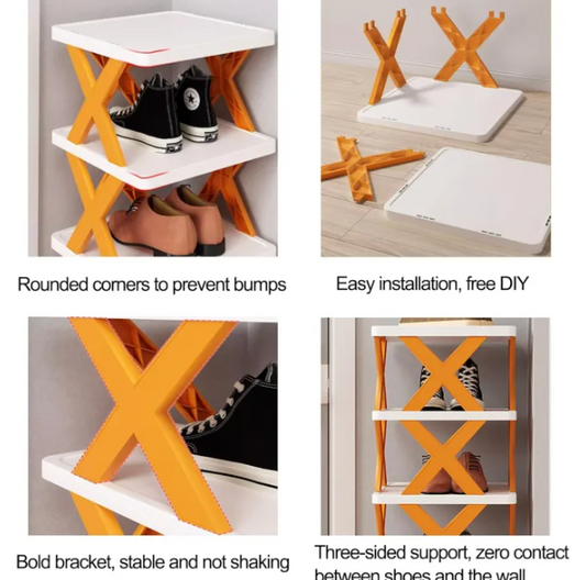 Stackable Shoe Rack 4 Layer