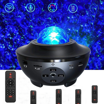 Star Galaxy Projector Night Light With BT Speaker