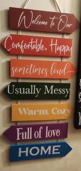 Welcome To Our Home (Wall Hanging)