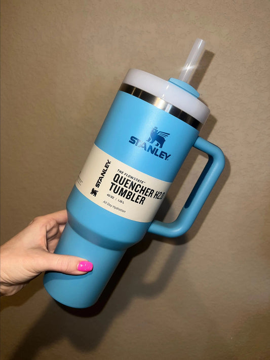 Stanley Quencher H2.0 Tumbler 40 oz - Pool Blue