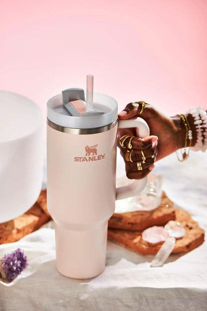 Stanley Quencher H2.0 Tumbler 40 oz - Rose Quartz