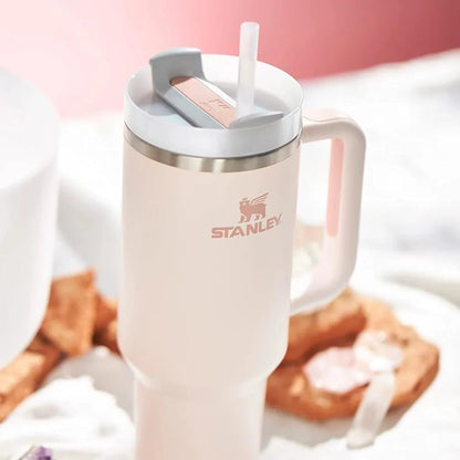 Stanley Quencher H2.0 Tumbler 40 oz - Rose Quartz