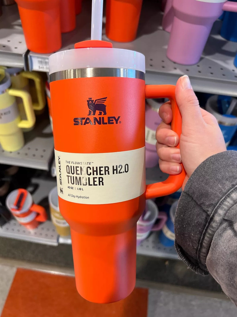 Stanley Quencher H2.0 Tumbler 40 oz - Tigerlily Plum