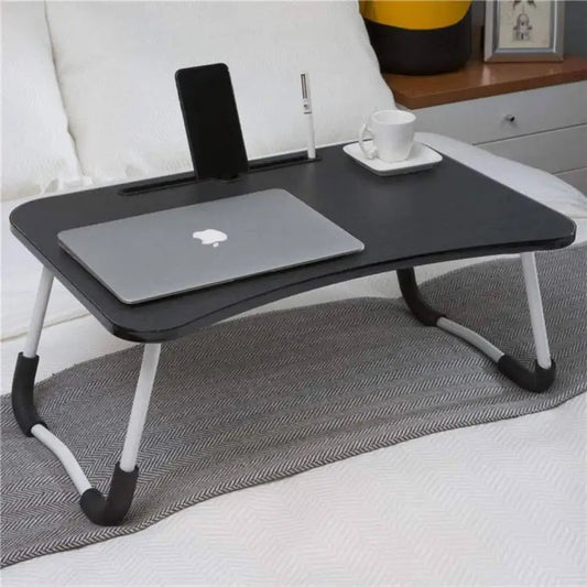 Folding Laptop Table Black
