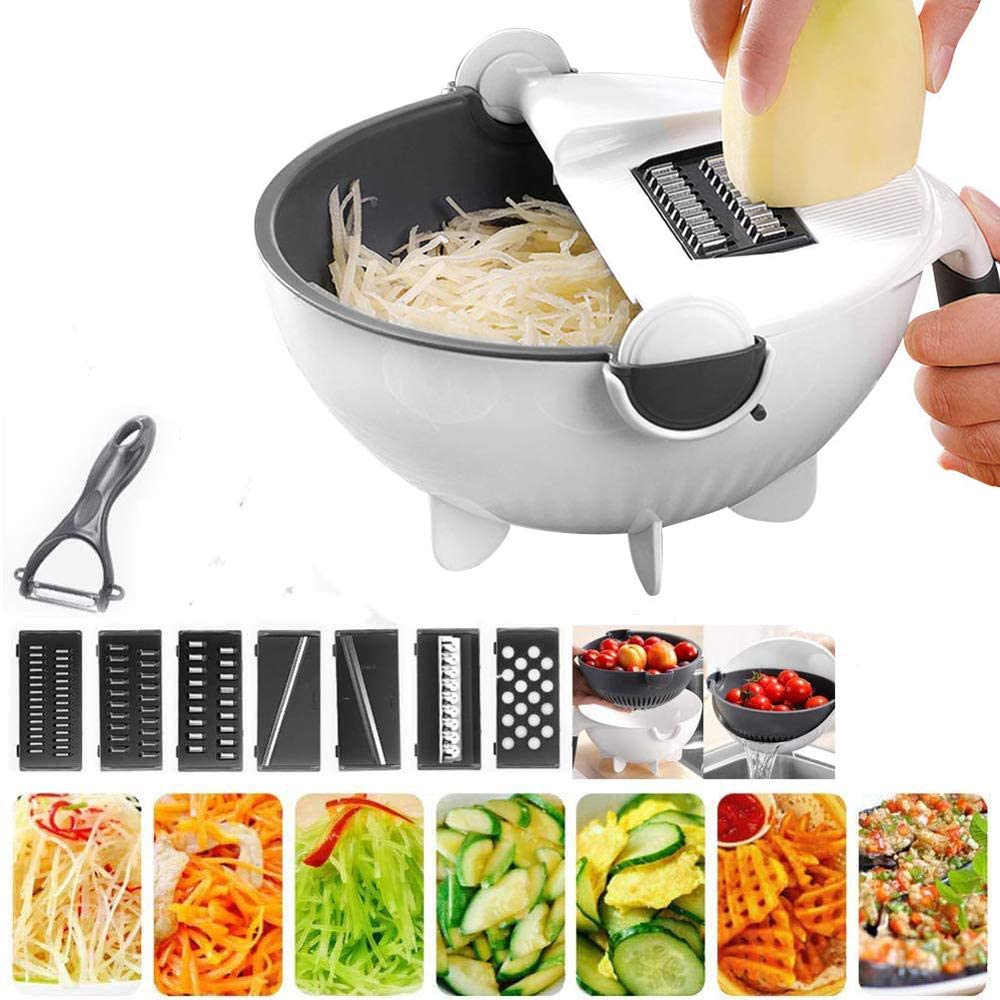 Vegetable Cutter with Drain Basket