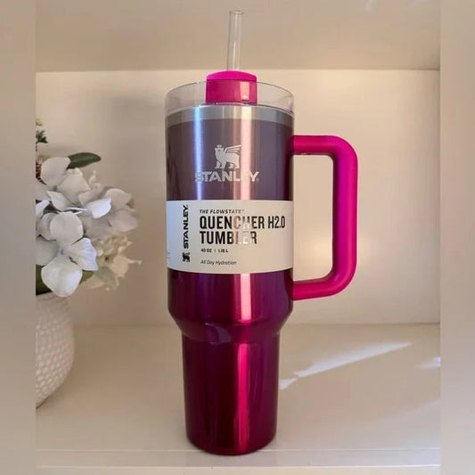 Stanley Quencher H2.0 Tumbler 40 oz - Gradient Pink