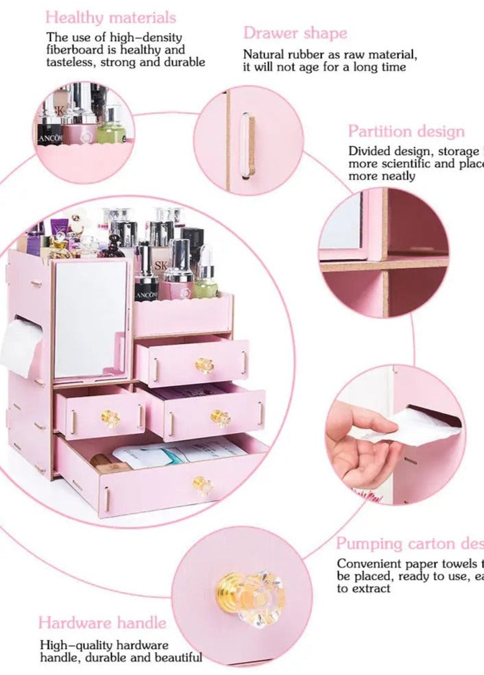 Wooden Jewellery Organizer