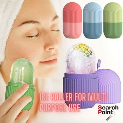 Face Roller Silicone Facial Cube – 3D Massage & Depuffing