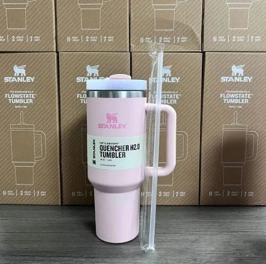 Stanley Quencher H2.0 Tumbler 40 oz - Peony Pink