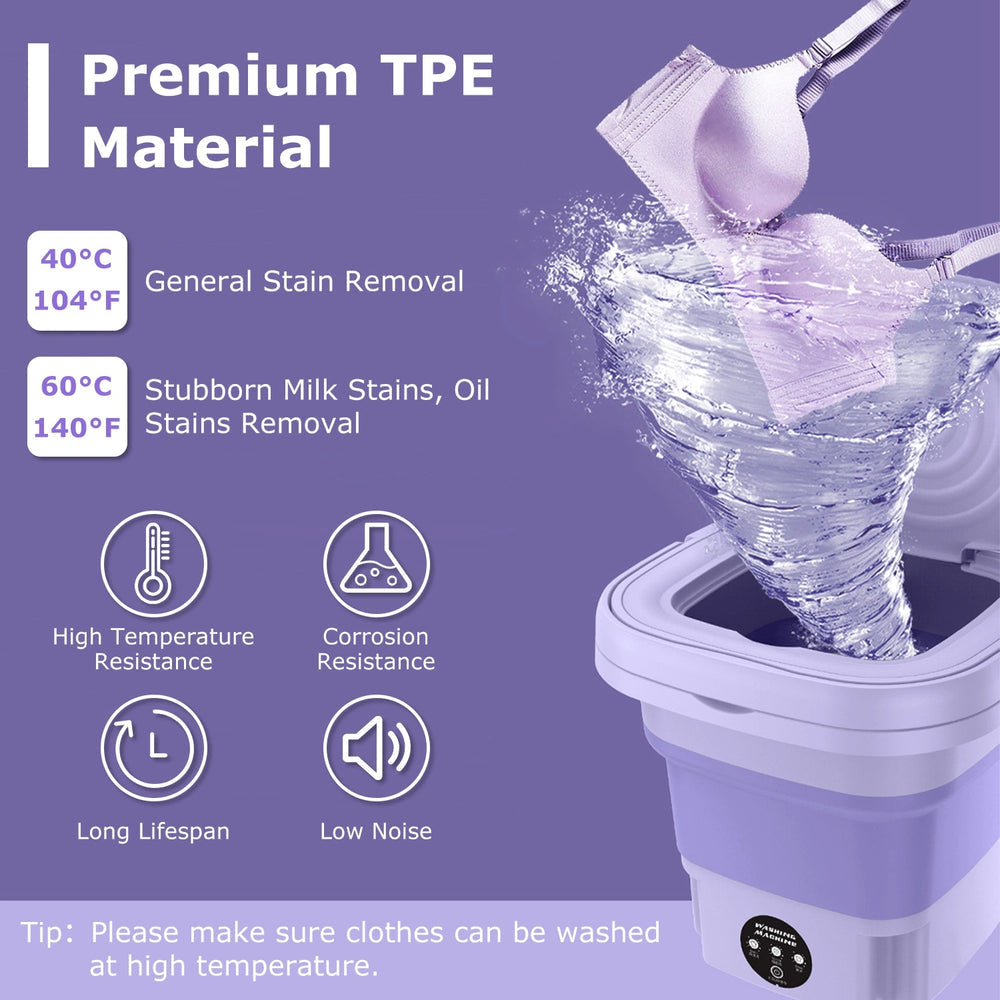 Foldable Washing Machine with Dryer