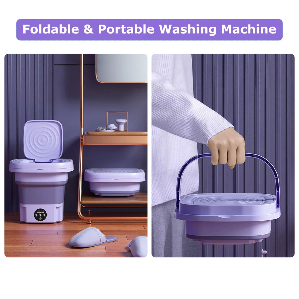 Foldable Washing Machine with Dryer