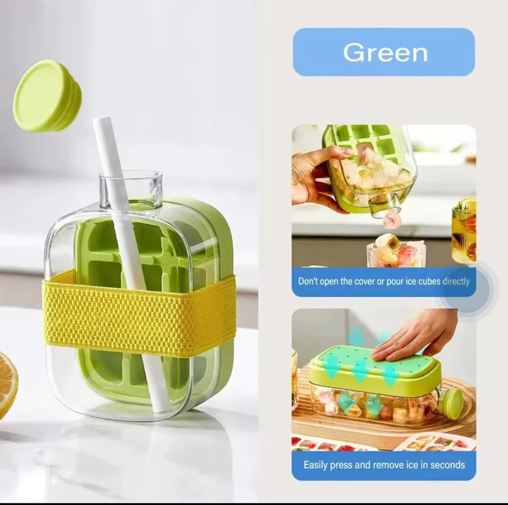 2-in-1 Ice Maker Cube Bottle