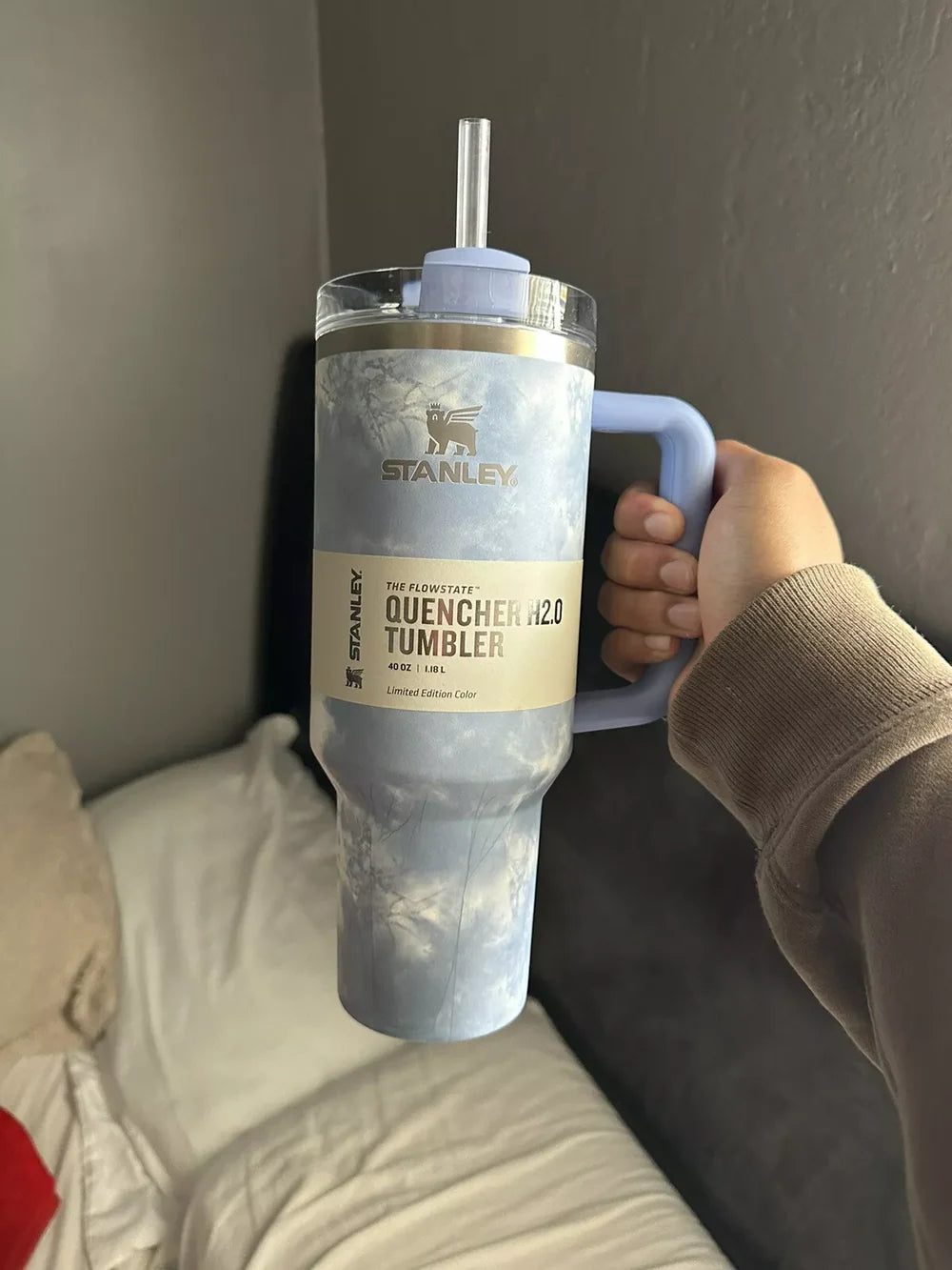 Stanley Quencher H2.0 Tumbler 40 oz - Ocean Tie Dye