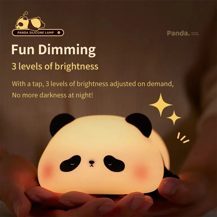 Silicone Panda Lamp - Reachargeable